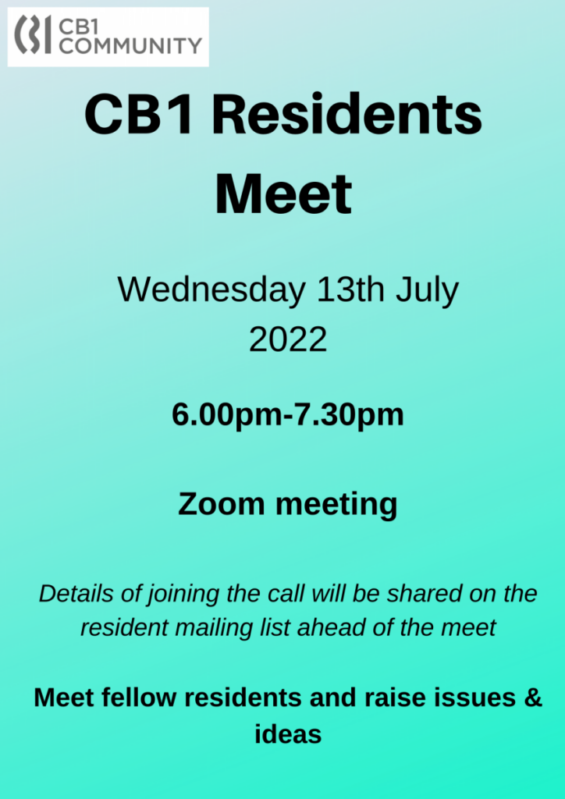July Residents meeting