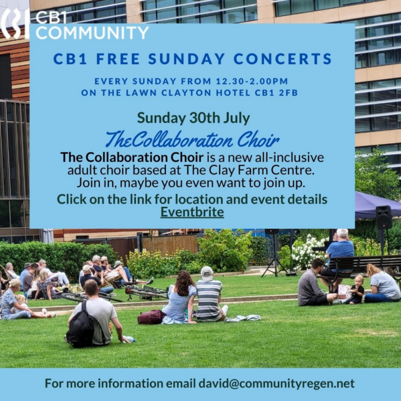 CB1 30th July Concert