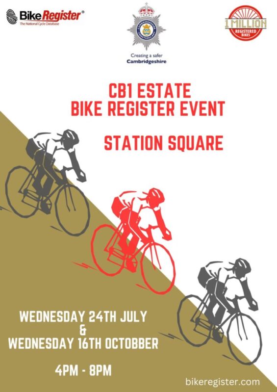 Bike Register event Poster