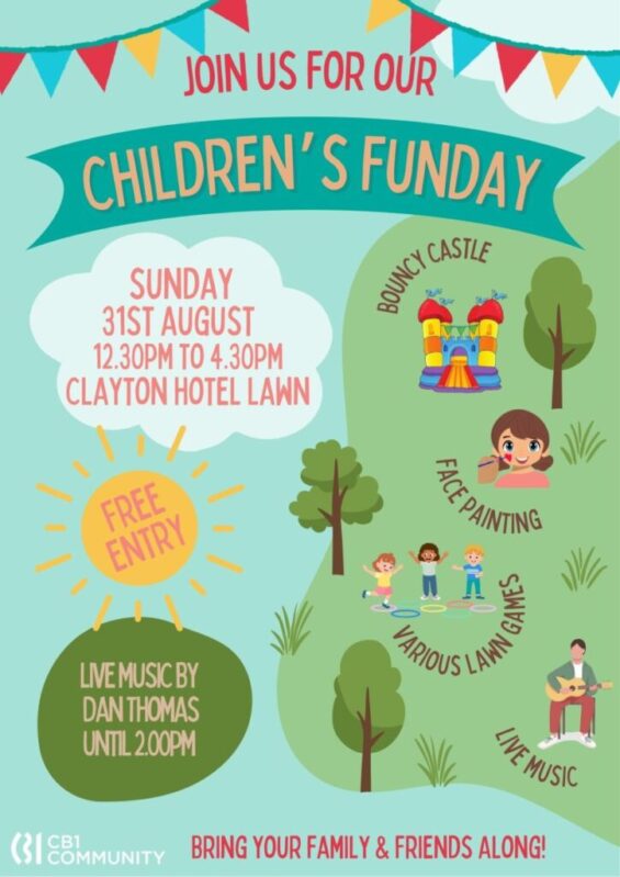 CB1 Children's Funday 31st August V5 copy