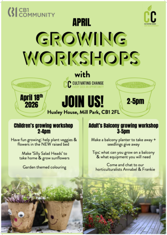 Balcony Growing Workshops email