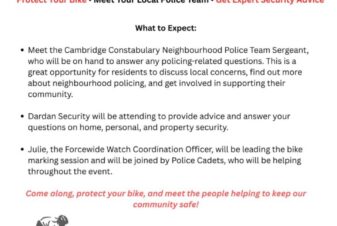 Bike Marking and Police Drop-In