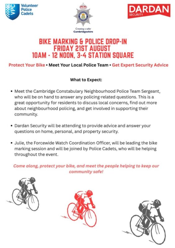 Bike Marking and Police Drop-In
